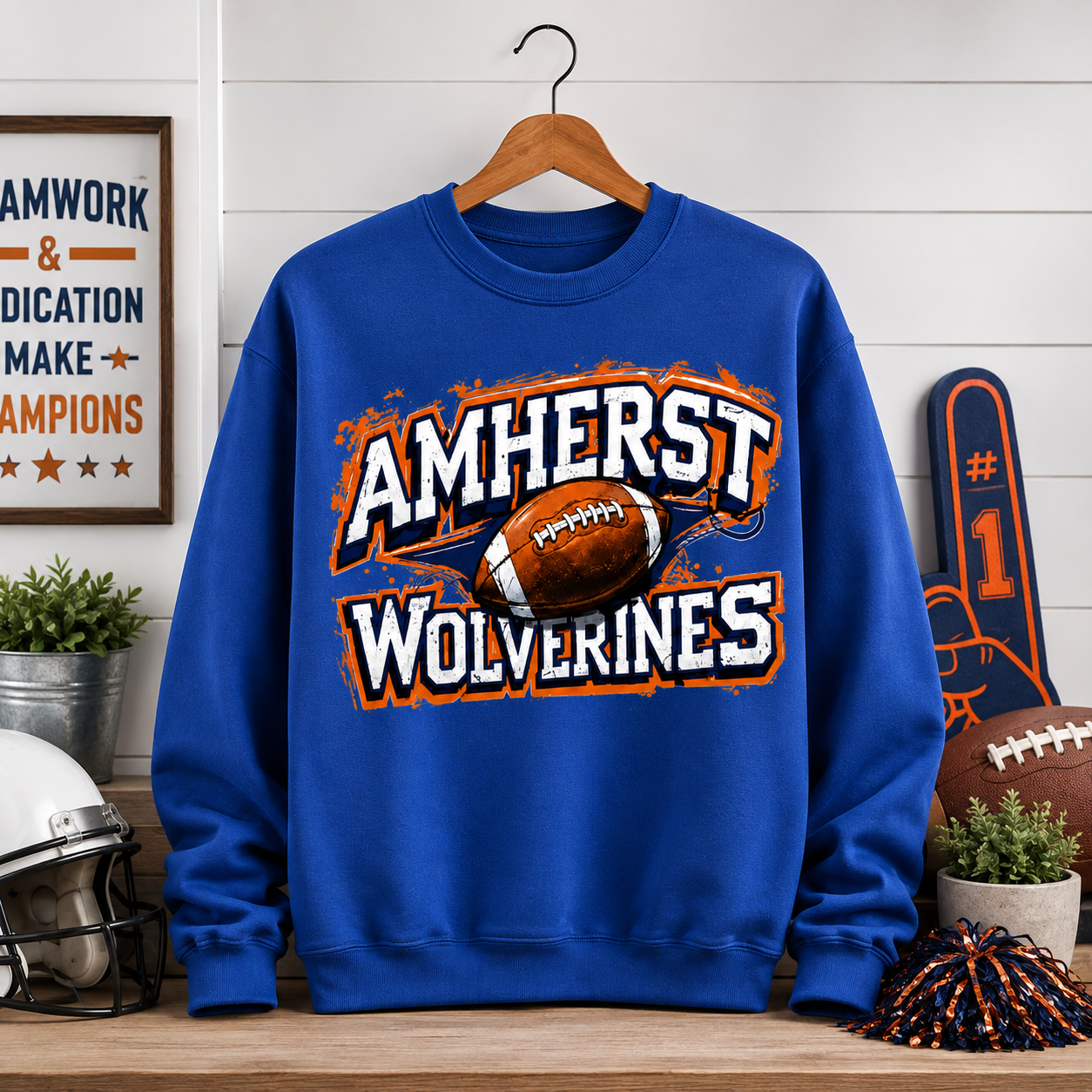 AMHERST  FOOTBALL WOLVERINES