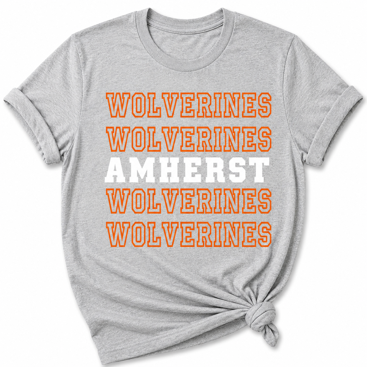 AMHERST STEP AND REPEAT WOLVERINE T-SHIRT