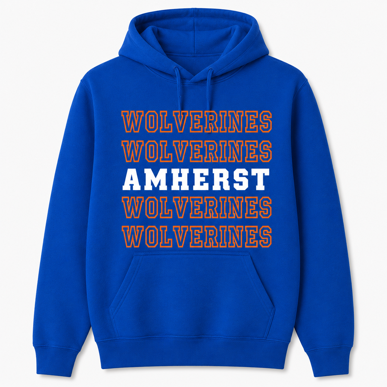 AMHERST STEP AND REPEAT WOLVERINE HOODIE