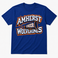 AMHERST CHEER WOLVERINES WITH HORN