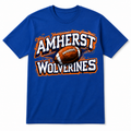 AMHERST WOLVERINES WITH FOOTBALL