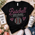 ⚾ Baseball Mom Rhinestone T-Shirt