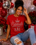 Celebrate Me Rhinestone Glam Tee ✨❤️