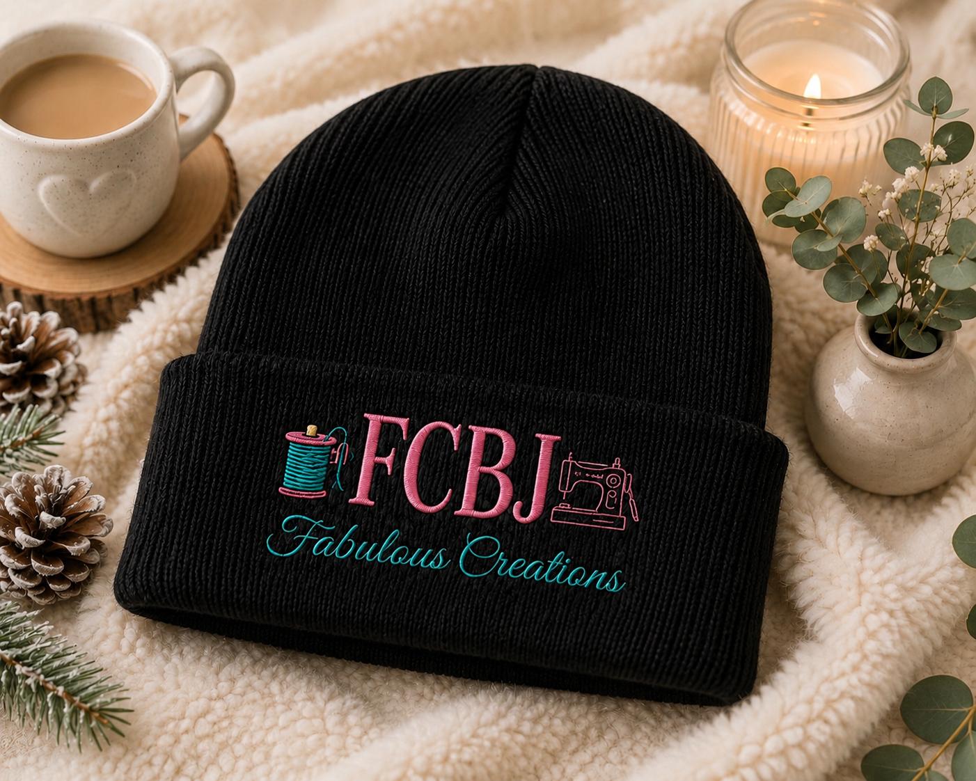 🧢 Personalized Embroidered Stocking Cap