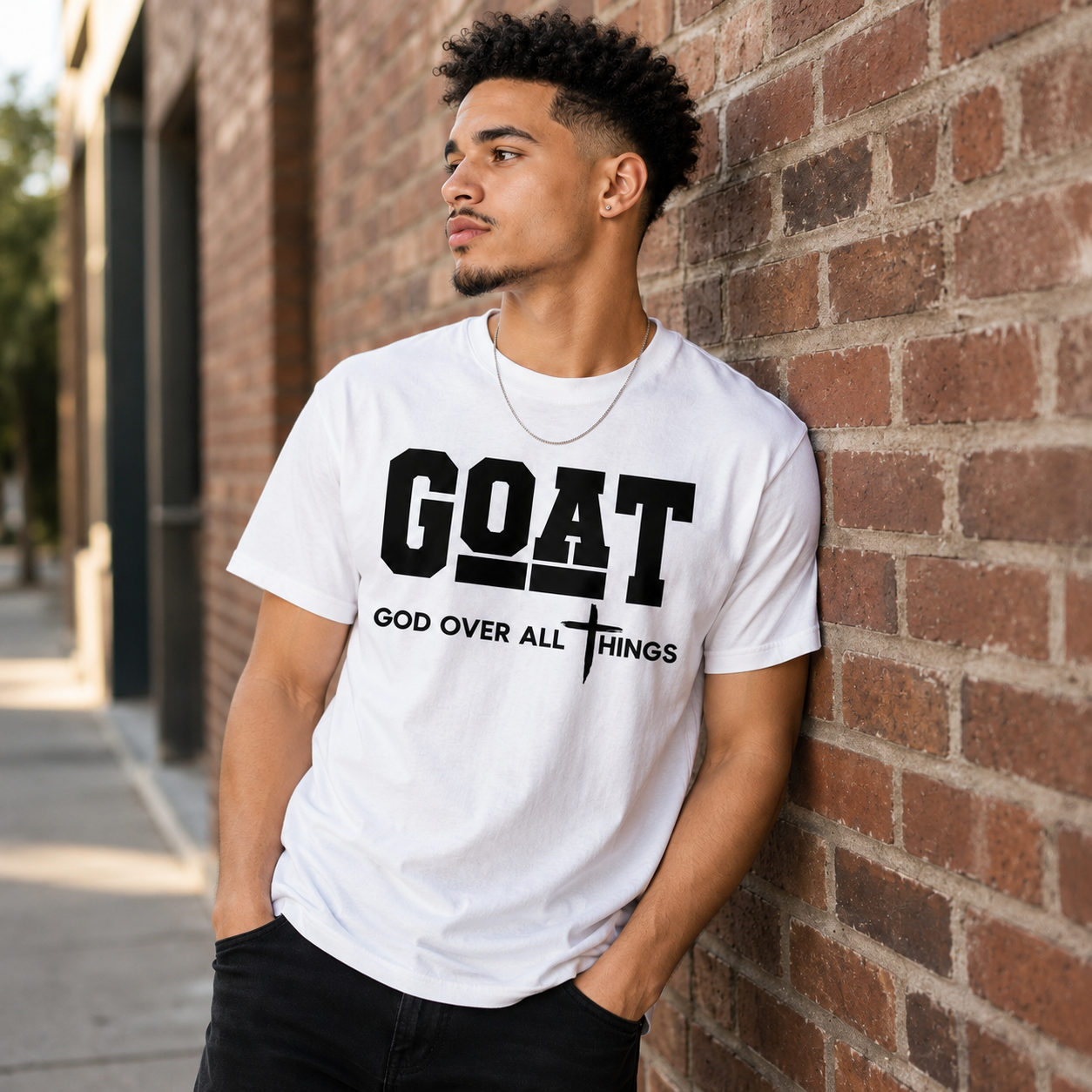 GOAT – God Over All Things T-Shirt ✝️