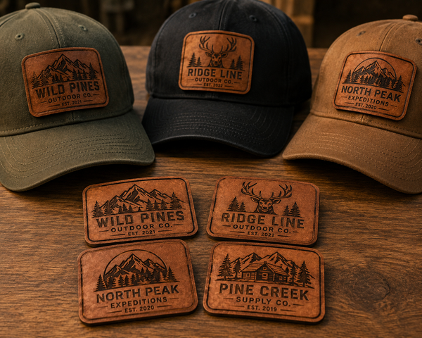 Custom Leather Hat Patch
